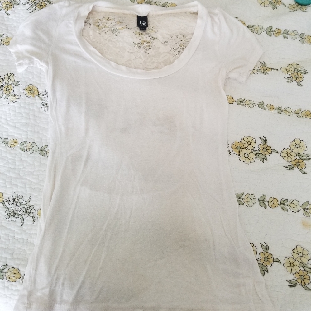 Lace Backed Top